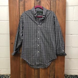 Mens Ralph Lauren size medium plaid dress shirt